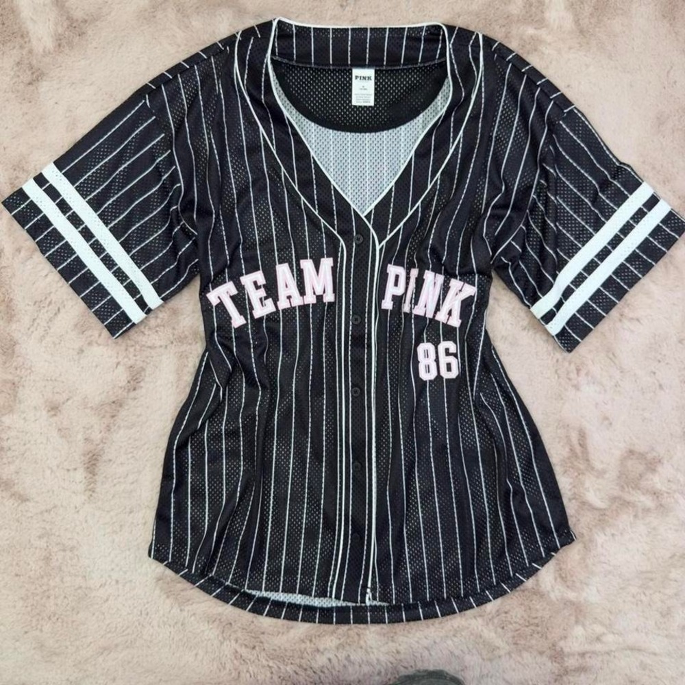 VS PINK "Team Pink 86" Mesh Baseball Jersey‎
